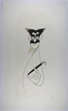 AL HIRSCHFELD Three etchings.